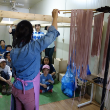 Handmade noodle-making